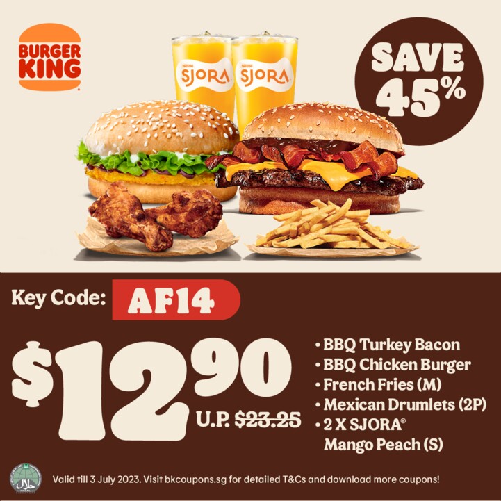 BURGER KING® Coupon Discounts up to 50 off Burgers & Meals