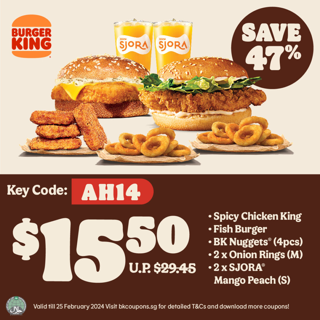 BURGER KING® Coupon Discounts up to 35% off Bundle Deals