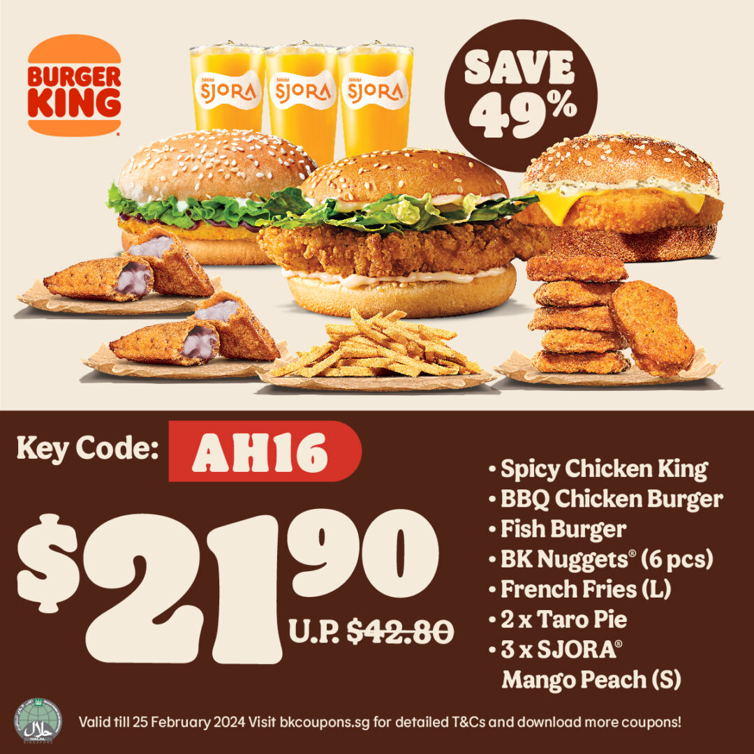 BURGER KING® Coupon Discounts up to 35 off Bundle Deals